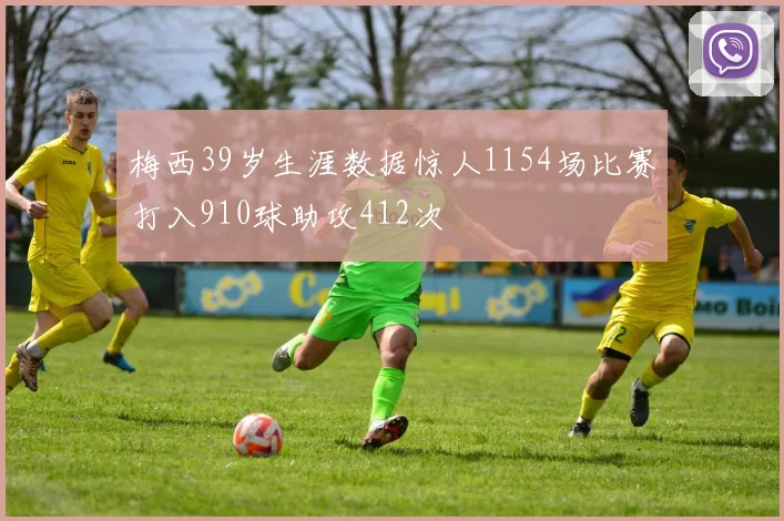 梅西39岁生涯数据惊人1154场比赛打入910球助攻412次